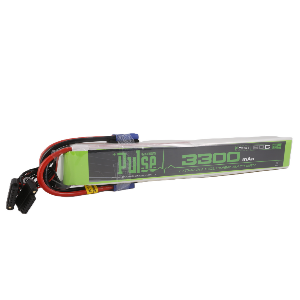 PULSE 3300mAh 50C 44.4V 12S P-Tech LiPo Battery - EC5 Connector