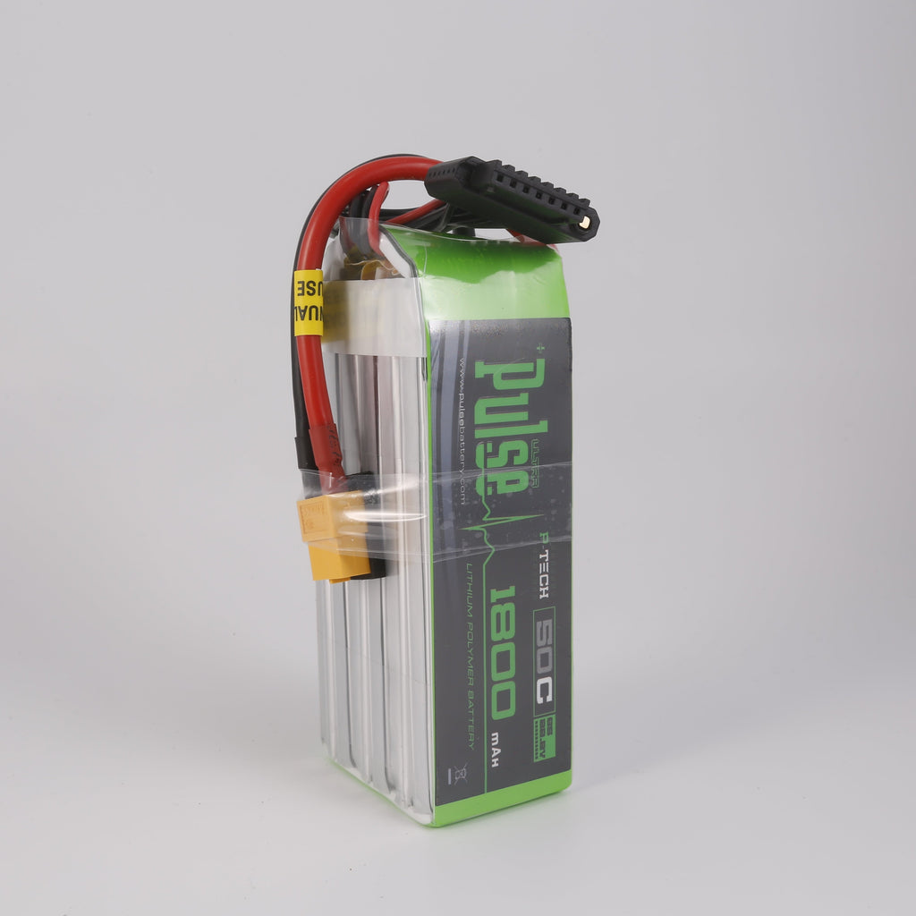 PULSE 1800mah 50C 22.2V 6S P-Tech LiPo Battery - XT60 Connector