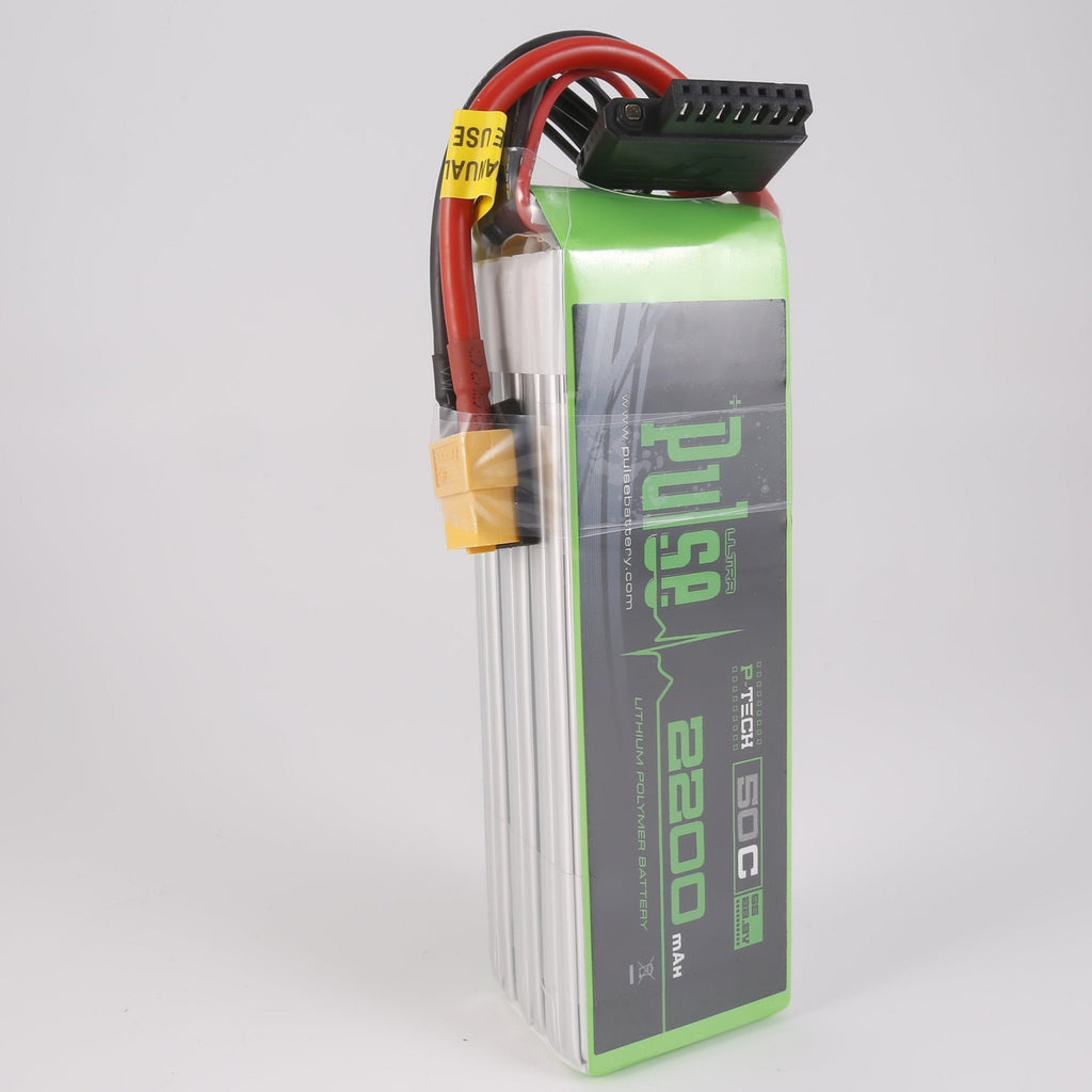 PULSE 2200mah 50C 22.2V 6S P-Tech LiPo Battery - XT60 Connector