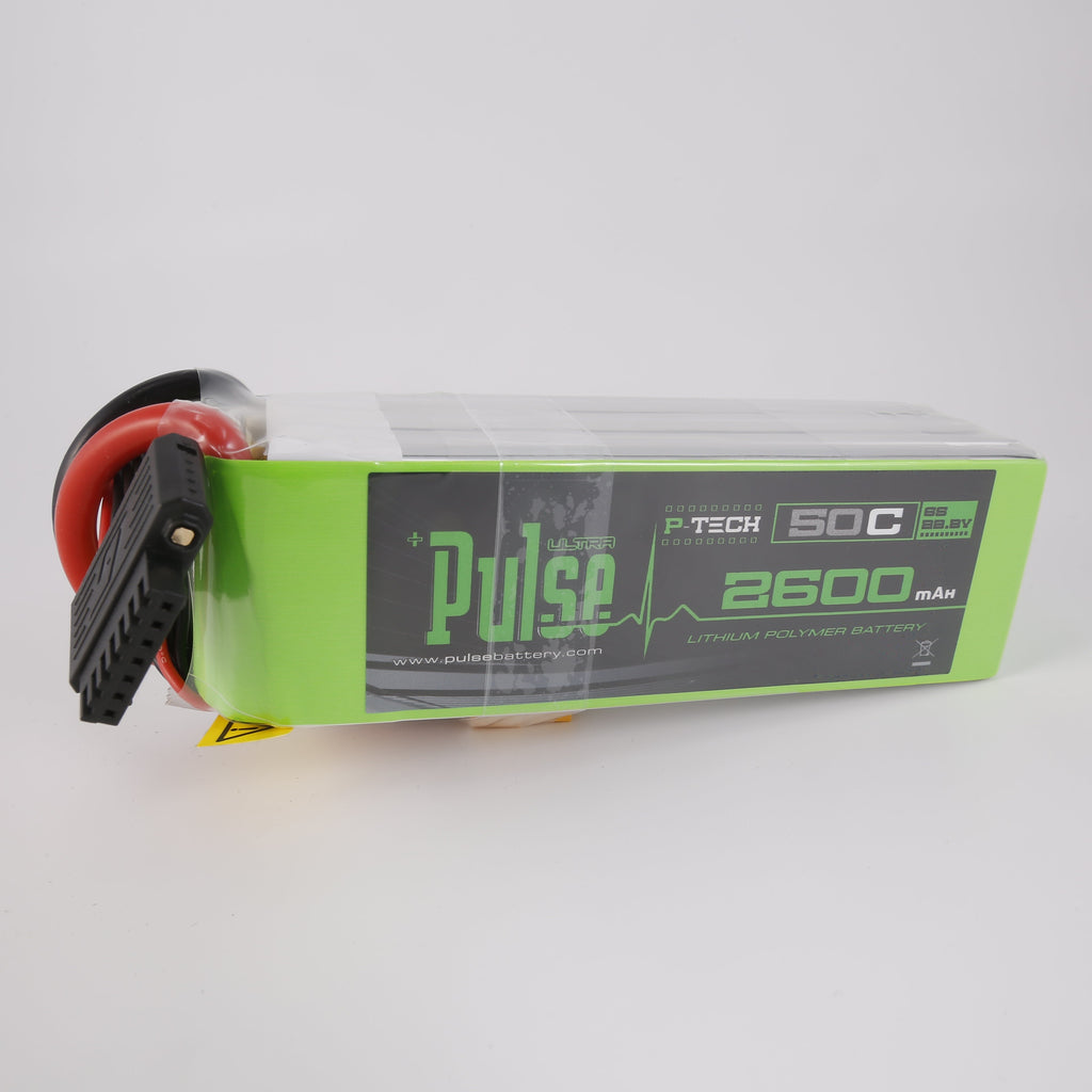 PULSE 2600mah 50C 22.2V 6S P-Tech  LiPo Battery - XT60 Connector