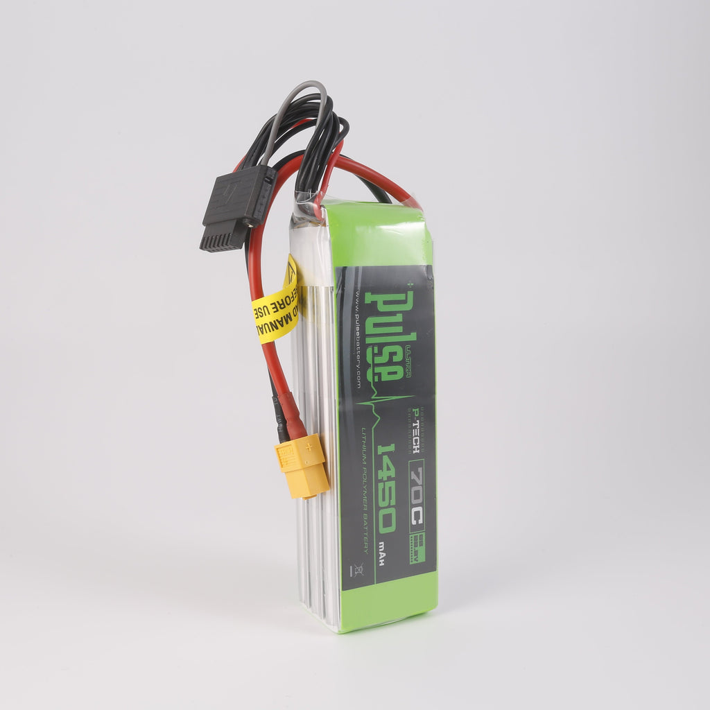 Pulse 1450mAh 70C 6S P-Tech LiPo Battery - XT60 Connector