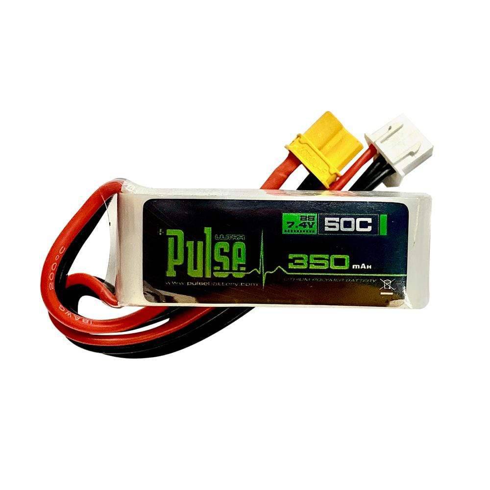 PULSE 350mah 2S 7.4V 50C LiPo Battery - XT30 Connector (OMP M1) – Pulse  Battery